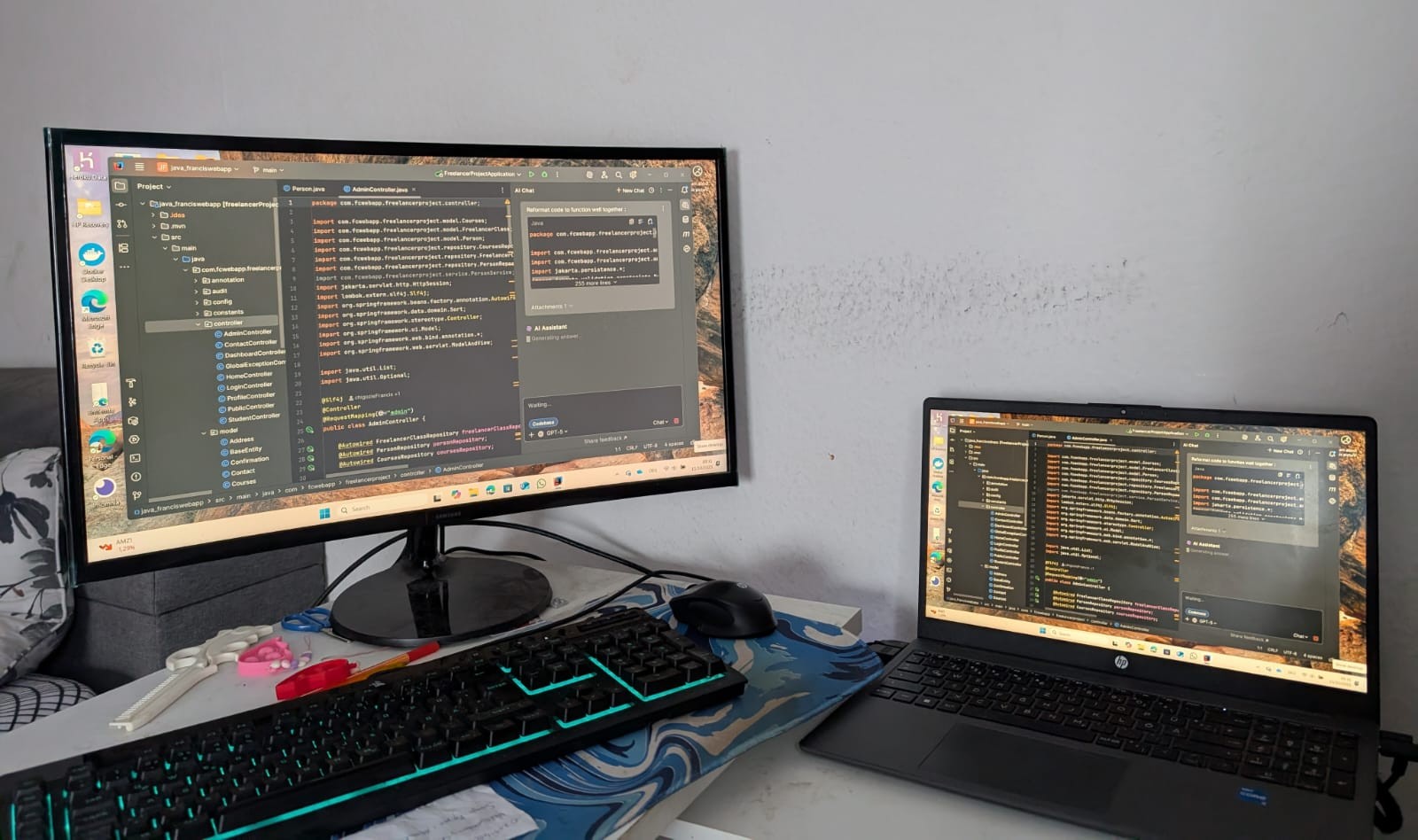 Illustration of DevOps workflow